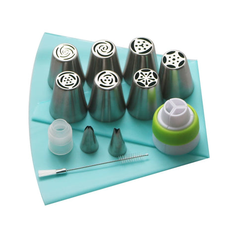 13PCS Pastry Nozzles And Coupler Icing Piping Tips
